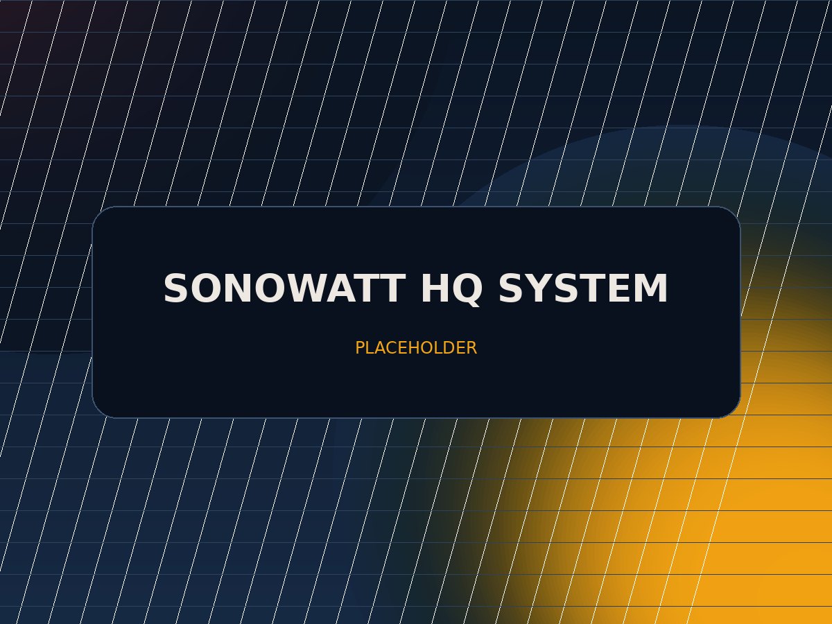 Solar and battery storage installation at the Sonowatt Energies facility in Nassau